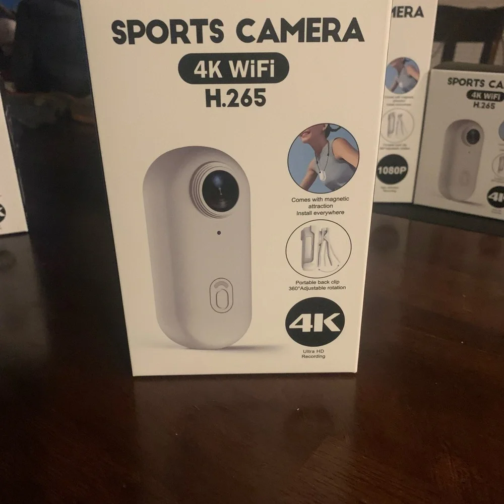 Black 360 Camera with Accessories